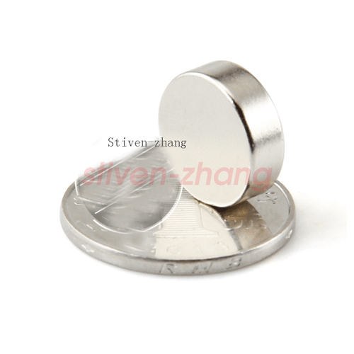 50pcs 15 X 5mm N38 Neodymium Disc Super Strong Rare Earth Small Fridge Magnets - Picture 2 of 4