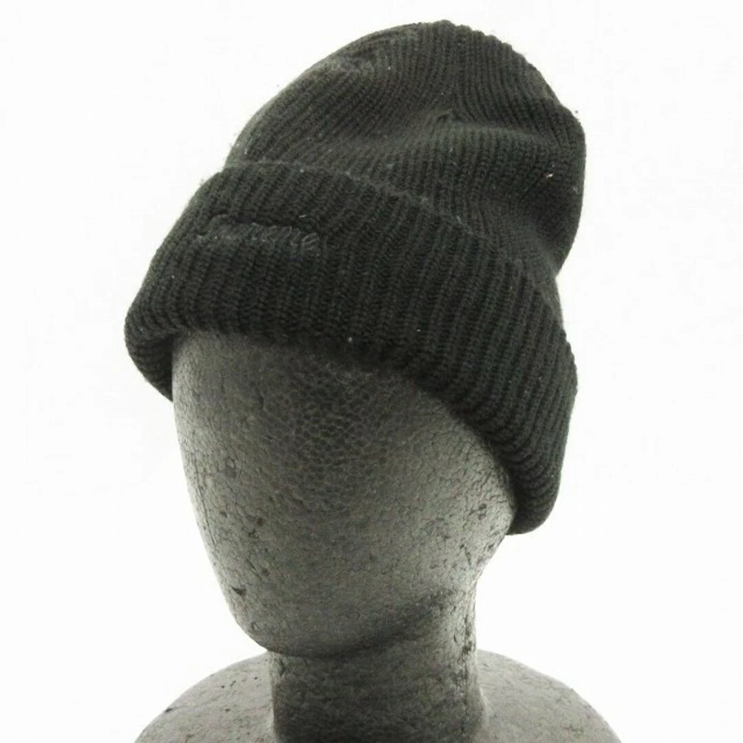 Supreme chapeau tricoté bonnet logo noir AA occasion f316c551a58053cdf29295a9484d9b2d