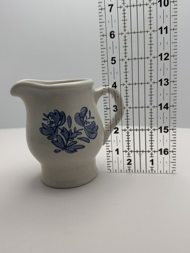 Pfaltzgraff Yorktown Creamer White And Blue Replacement Made In USA #10 - Picture 6 of 7