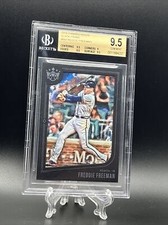 2019 Panini Diamond Kings Freddie Freeman #93 Black Frame #’D 1/1 BGS 9.5 GEM