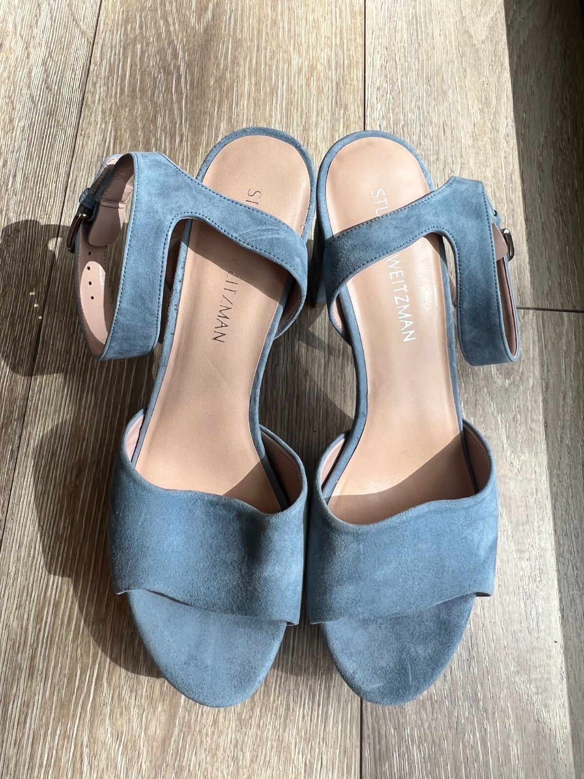 Stuart Weitzman Light Blue Platform - image 1