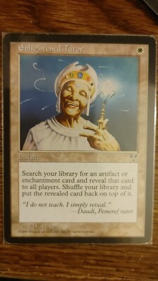 MTG Magic the Gathering, Enlightened Tutor - LP - Mirage Light Wear - Magic Tcg