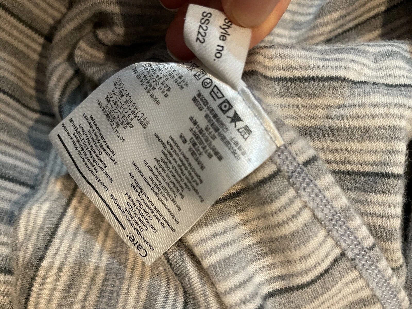 smartwool pullover striped 1/4 zip mended sweater