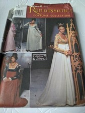 SIMPLICITY 9531 Renaissance Costume Andrea Schewe Misses' Costume Size HH UNCUT