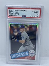 2020 Topps Chrome Gavin Lux 1985 35th Anniversary Rookie RC--- PSa 9!!!!