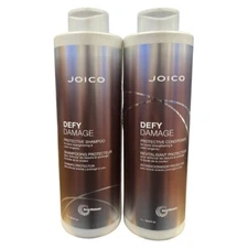 Joico Defy Damage Protective Shampoo and Conditioner Duo Set  33.8 oz / Liter 
