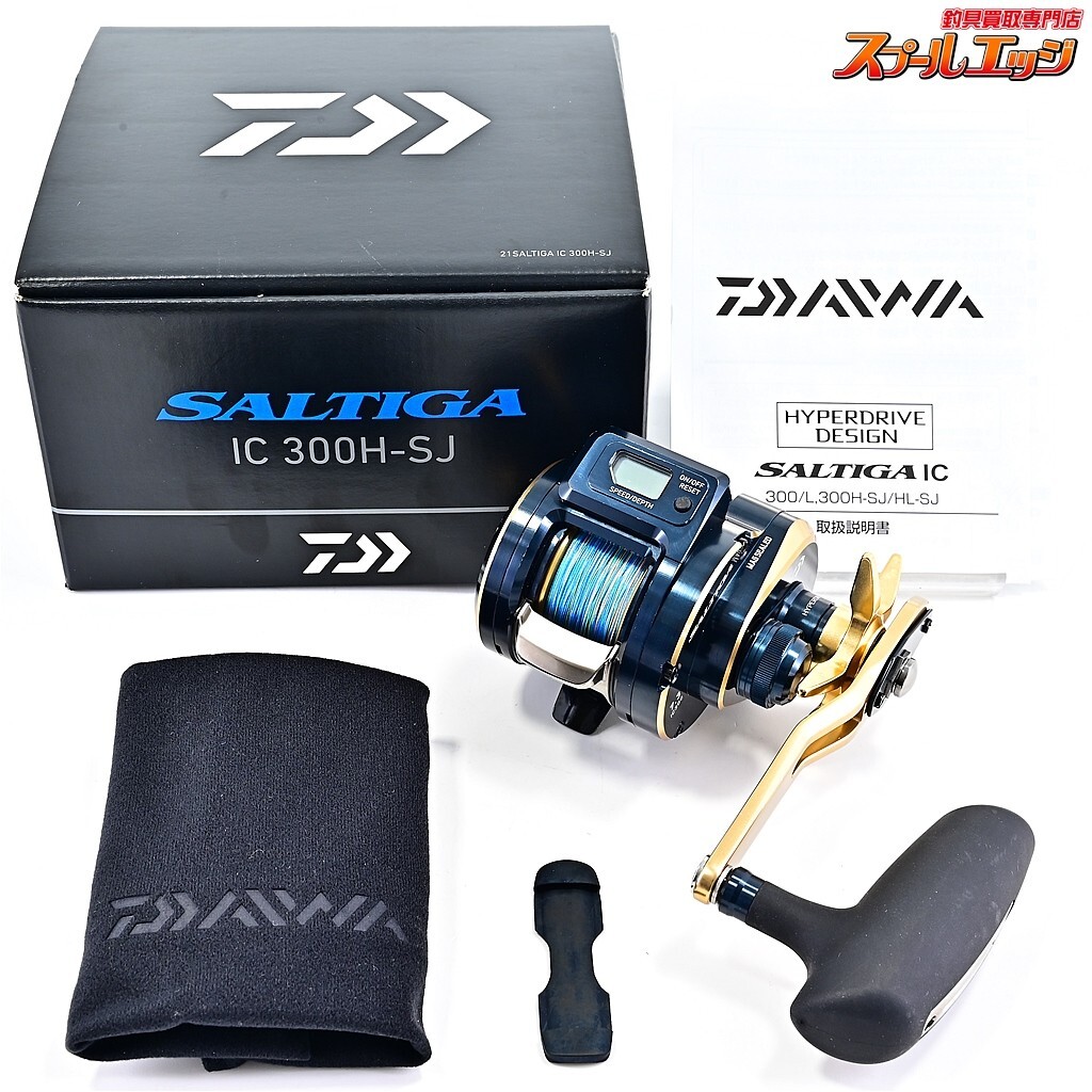 Near Mint】DAIWA 21 SALTIGA IC 300H-SJ Baitcast Reel From Near Mint】DAIWA 21 SALTIGA IC 300H-SJ Baitcast Reel From
