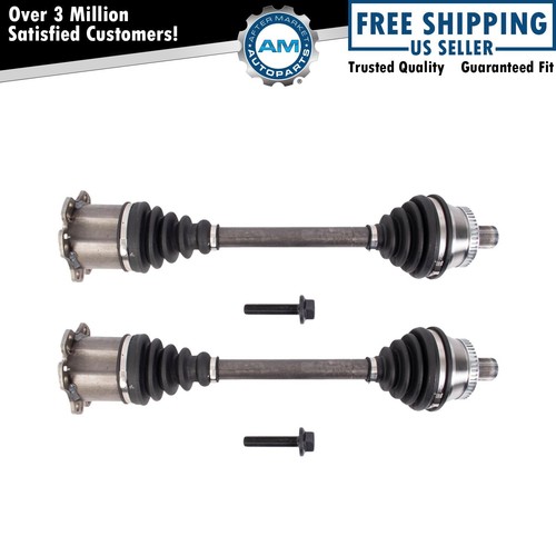 Front CV Axle Assembly Set Fits 20022009 Audi A4 eBay