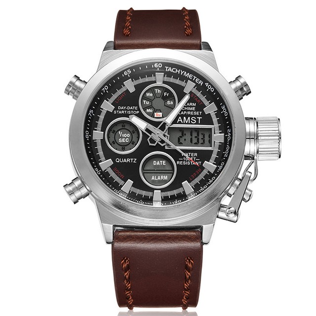 Original Amst Watches Mens Dive Running LED Digital Sports Military Wristwatches for sale online