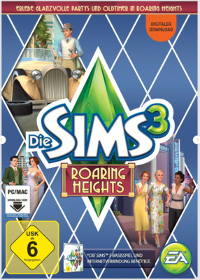 Die Sims 3: Roaring Heights - PC Download Code no Box only Code · NEU!