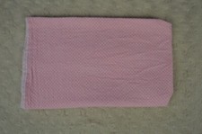 Swiggles Pink White Polka Dot Flannel Baby Receiving Blanket Swaddle Cotton