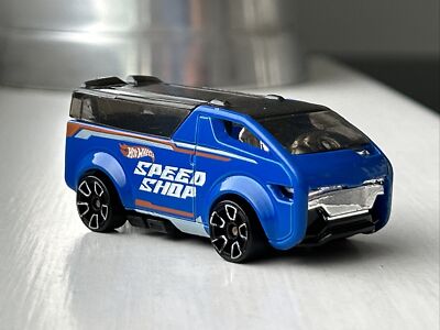 HOT WHEELS THE VANSTER 2014 HW CITY #10/250 SPEED SHOP BLAU