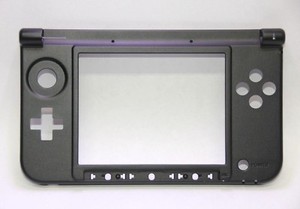 Oem Nintendo 3ds Xl Replacement Hinge Part Black Bottom Middle Shell Housing Usa Ebay
