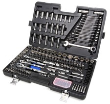 Halfords Advanced 200 Piece Socket & Ratchet Spanner Set Hand Tools