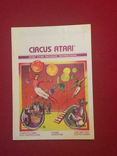 Circus Atari Game Program Instruction Manual NICE Booklet CX2630