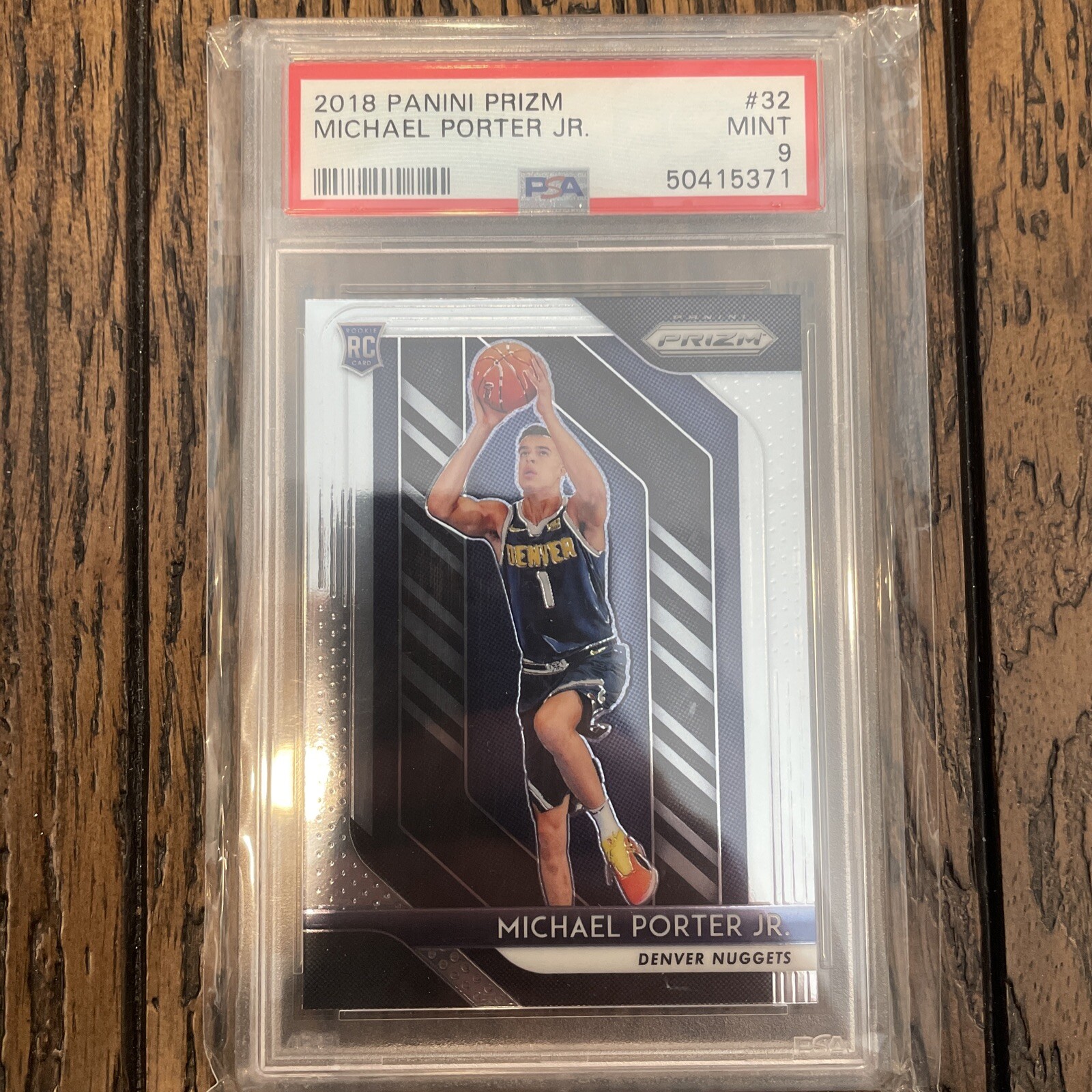 2018-19 Panini Prizm - #32 Michael Porter Jr. (RC) PSA 9 MINT