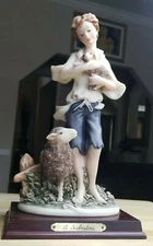 Vintage Porcelain figurine Original Statuette of the Leonardo Collection Italy