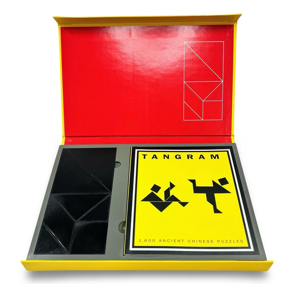Tangram 1600 Rompecabezas Chinos Antiguos Juego Mental Pensamiento Cerebral Aprender Creativamente Casi Nuevo Foto 3 de 4