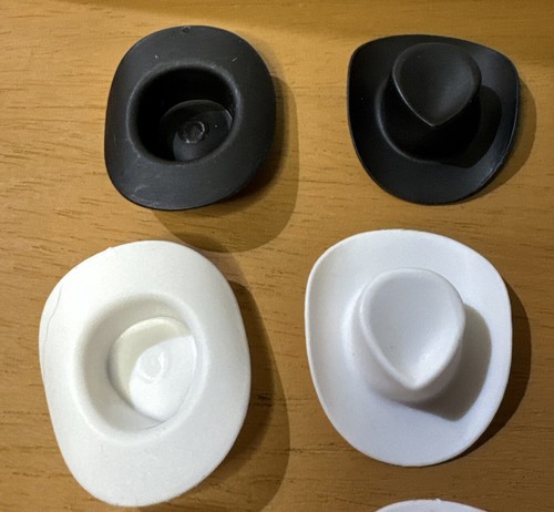30 PIEZAS Mini Sombrero de Vaquera de Vaquero Occidental de Plástico Lindo Sombrero en Miniatura para Acceso a Fiesta - Imagen 8 de 10