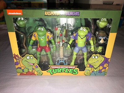 NECA TEENAGE MUTANT NINJA TURTLES RASPUTIN & GENGHIS 2 PACK **NEW