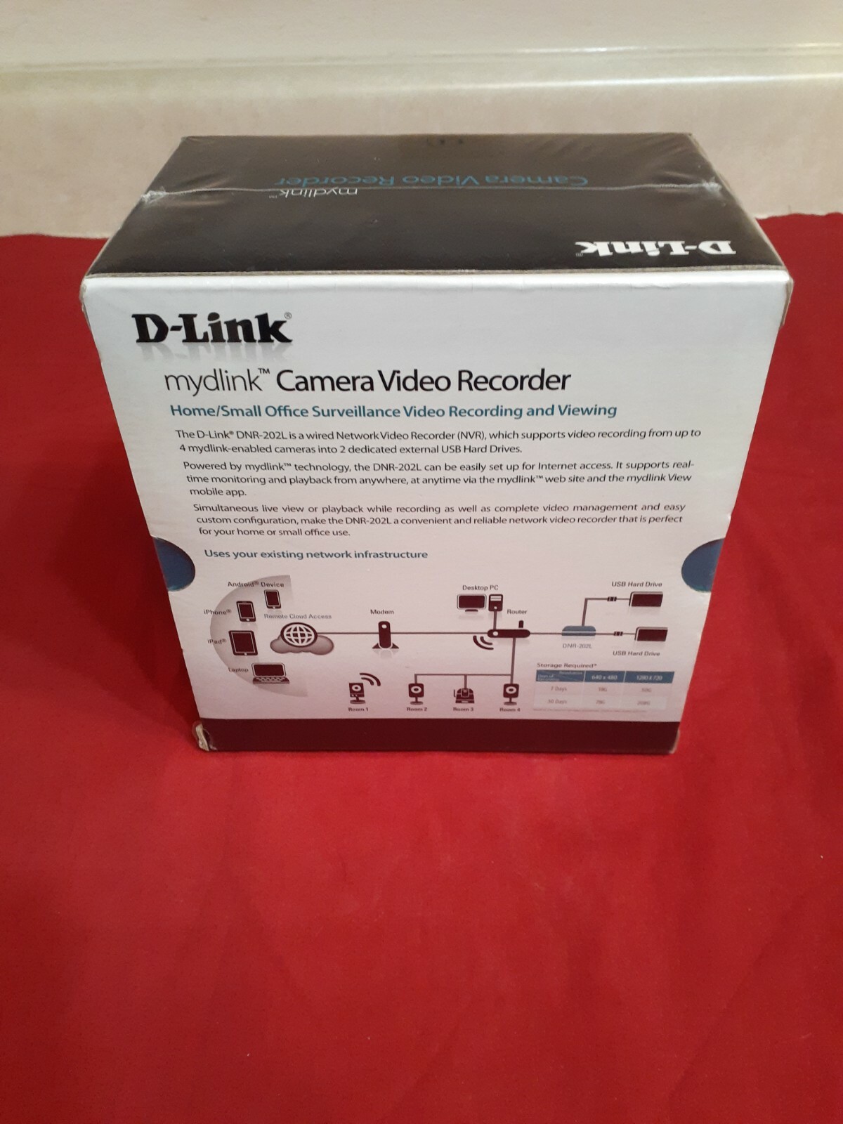 D-Link Camera Video Recorder mydlink-Enabled DNR-202L