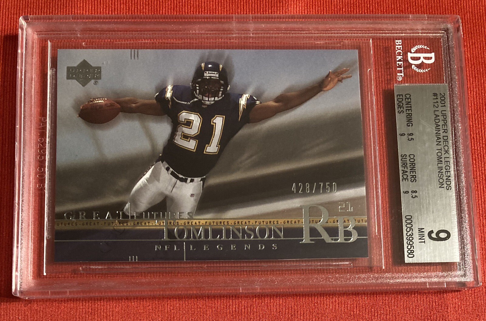 LaDainian Tomlinson Upper Deck Legends #112 Base