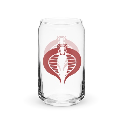 Cobra Logo in Red Can-shaped glass - Imagen 2 de 4