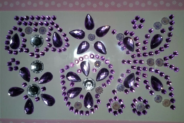 JOYERÍA CORPORAL - Fiesta de baile rave - Pegatinas de cristal con diamantes de imitación - bindi, tatuaje Foto 3 de 3