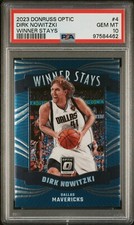 2023 DONRUSS OPTIC DIRK NOWITZKI WINNER STAYS INSERT MAVERICKS #4 - PSA 10 POP 3