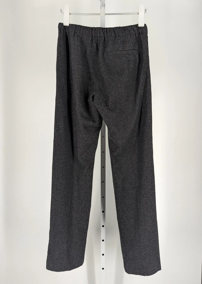 Pantalones deportivos Dries Van Noten gris lana pierna recta pantalones 46 Foto 2 de 3