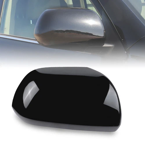 Right Passenger Rearview Mirror Cover Cap Black For Toyota Highlander 2008-2013