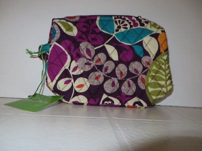 VERA BRADLEY MEDIUM COSMETIC PLUM CRAZY