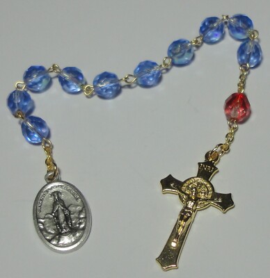 Handmade in the USA Our Lady of Mercy One Decade Rosary ''Virgen de las Mercedes''