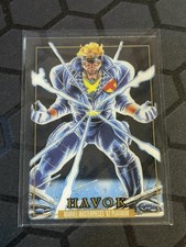 2024 SkyBox Marvel Masterpieces 92 Platinum Havok #35 Clear Cut