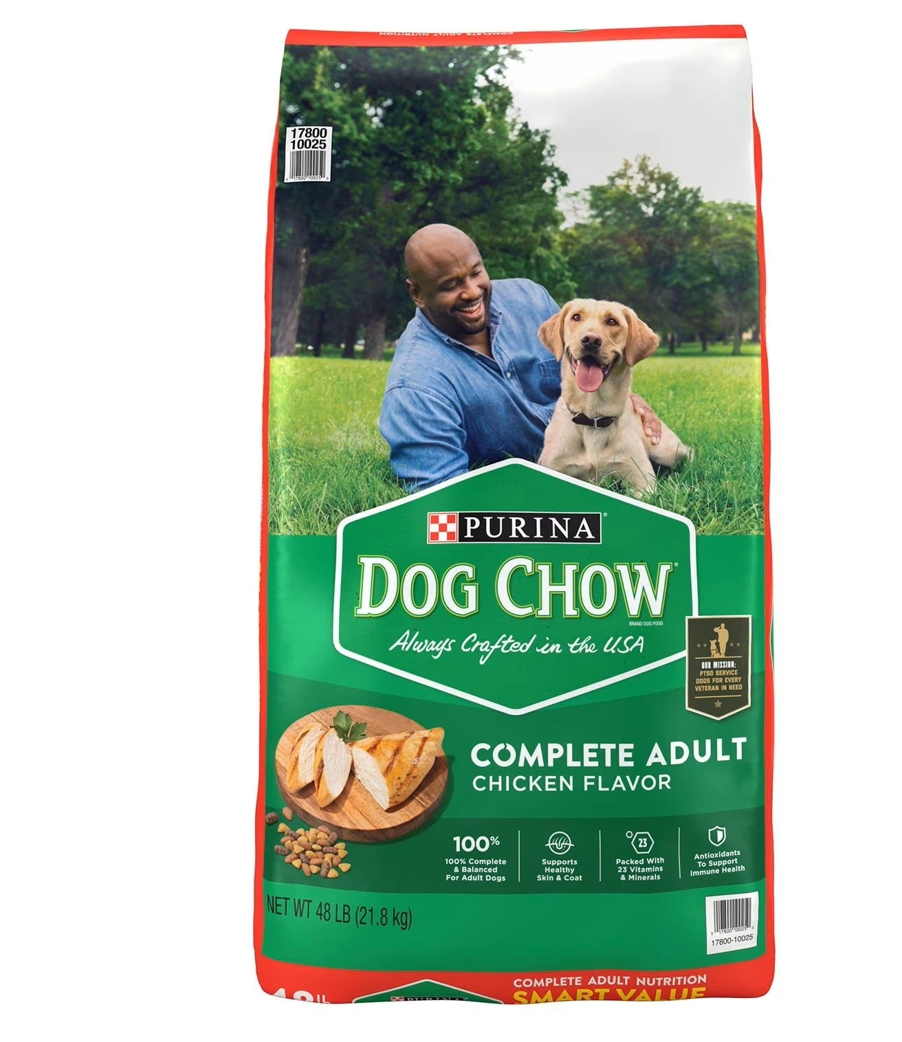 Purina Dog Chow Complete Chicken Flavor Adult Dry Dog Food 48 lb
