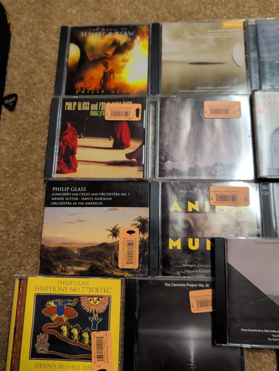 Philip Glass 17 CD Lot Kronos Film Soundtrack Orchestra Symphony 