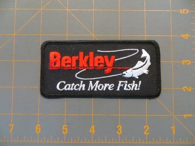 Vintage Fishing Patch - Berkley Catch More Fish - 4 1/2 x 2 inch