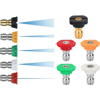 #ad #ad Pressure Washer Nozzle Tip Set 5 Degrees 1 4quot; Quick Connect 4000 PSI $15.49