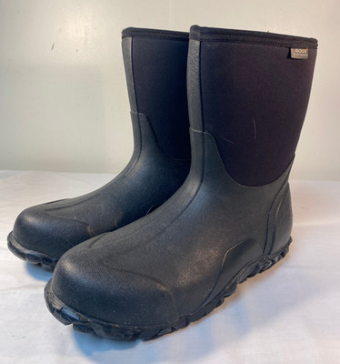 BOGS Classic Mid Boots Men's Black Insulated Waterproof - US 14