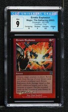 Erratic Explosion Foil Magic: Onslaught CGC 9 Mint 2002