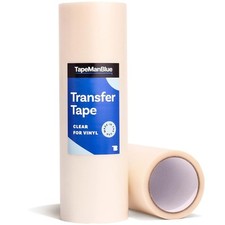 Clear Transfer Tape for Vinyl - 12" x 100' Roll, Made in USA, Premium