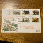 GB 1984 British Cattle RFDC25 Flown & Signed RAF FDC BFPS1828 SHS 888/1593