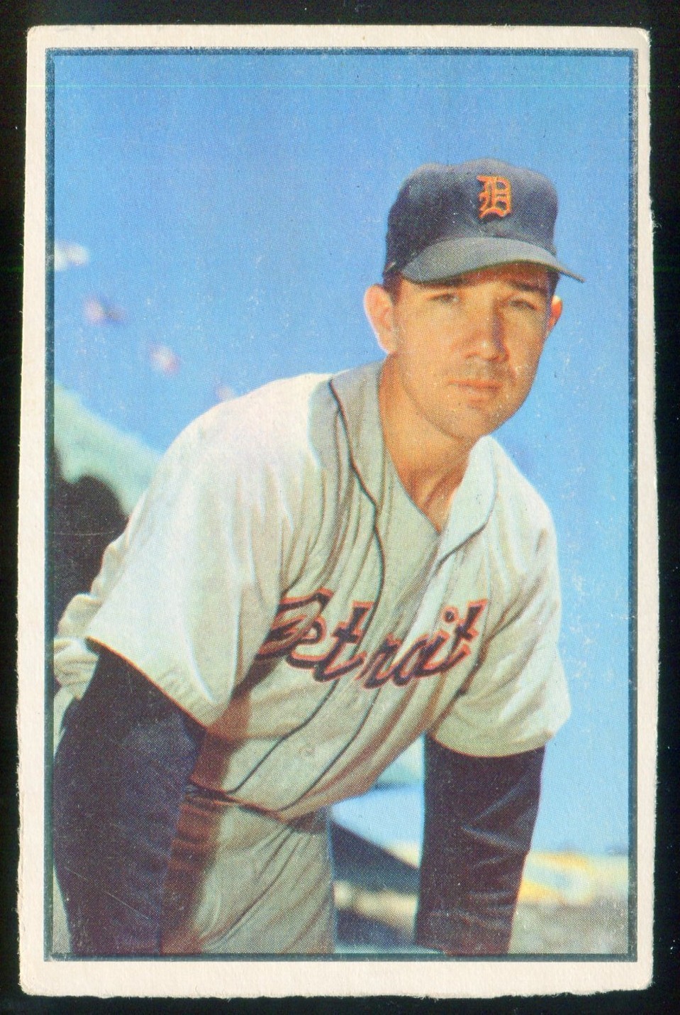 1953 Bowman #100 Bill Wight Detroit Tigers