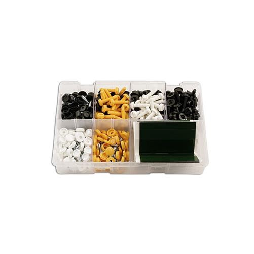 Connect Number Plate Fixings & Pads Assortment 320pc 31886