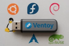 32GB USB Flash Drive with Ventoy - Multiboot Install Linux and Other Bootable ISO