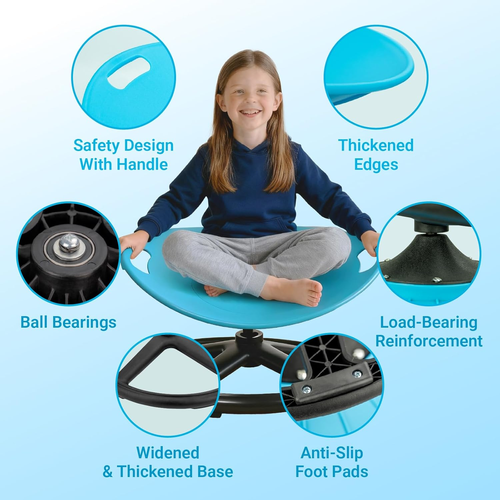 220lbs Sensory Spinning Chair for Autistic ADHD Special Needs Kids Sit Spin Toy - Picture 6 of 22