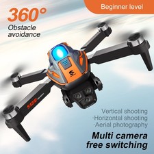 Drone 2026 4K HD Dual Camera WiFi FPV RC Foldable Quadcopter 1/2 Batteries US
