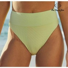American Eagle Outfitters Aerie XO Ribbed High Cut Cheeky Bikini Bottom Size XS