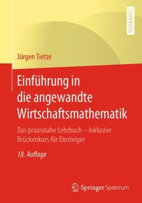 Tietze - Einfhrung in die angewandte Wirtschaftsmathematik   Das prax - X555z