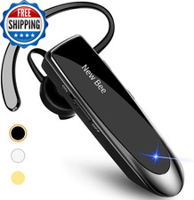 Bluetooth Earpiece V5.0 Wireless Handsfree Headset with Microphone 24 Hrs...